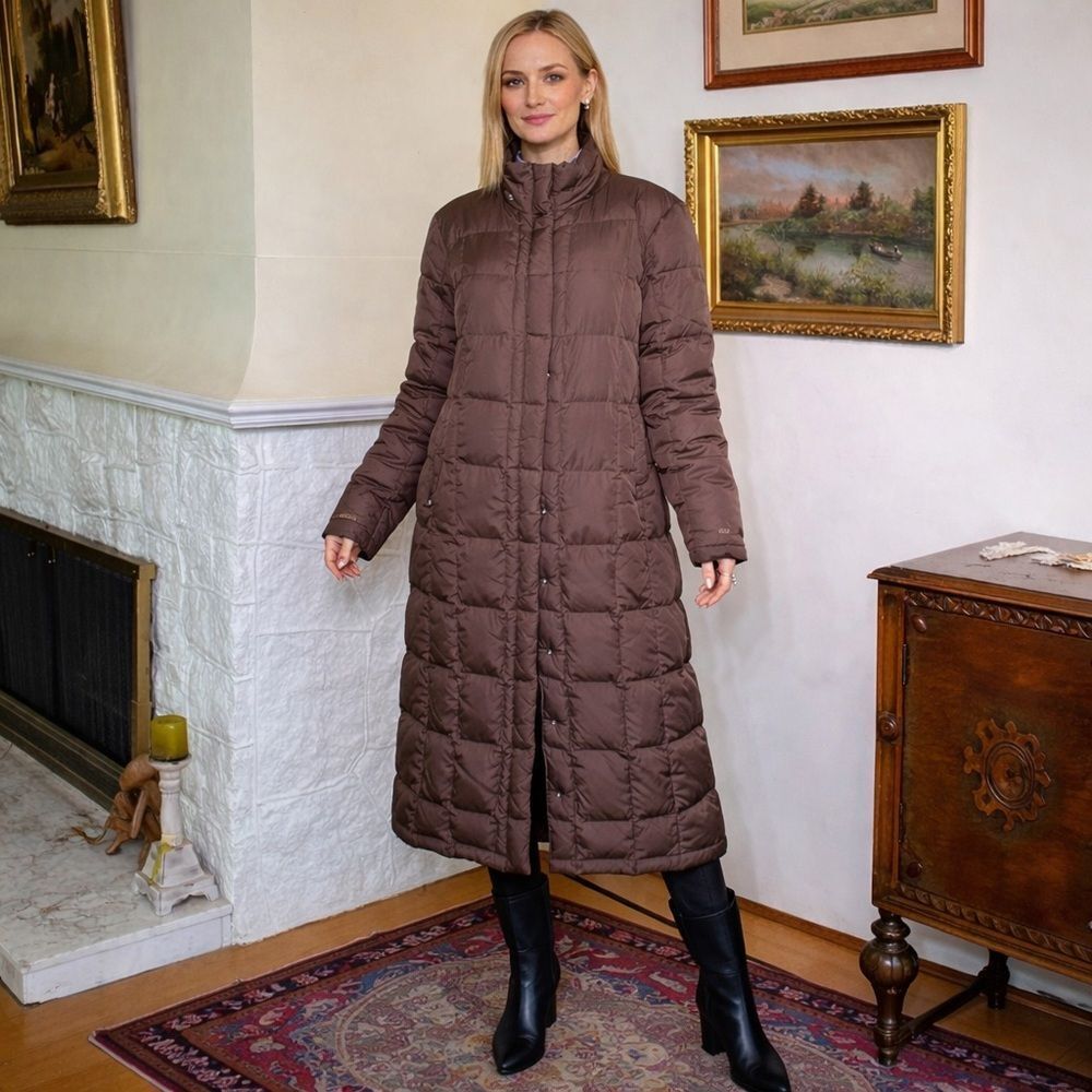 Wind River Down Puffer Coat Aubergine Purple